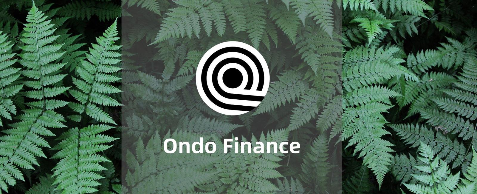 Ondo Finance项目教程：去中心化投资银行